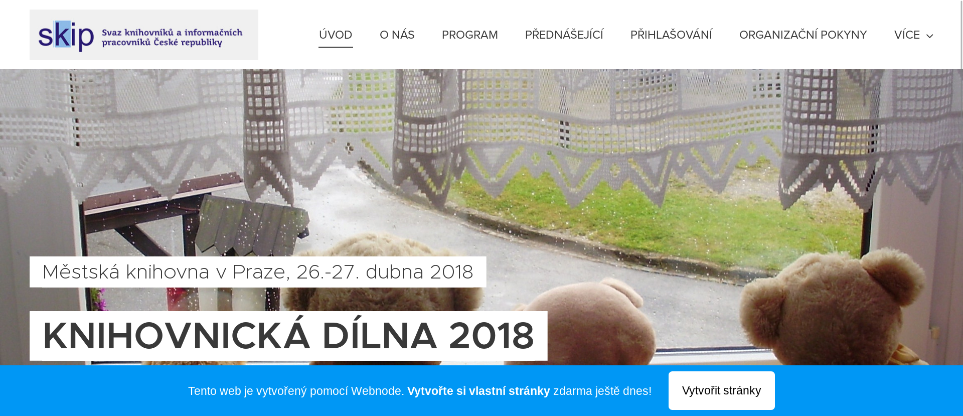 Knihovnická dílna 2018