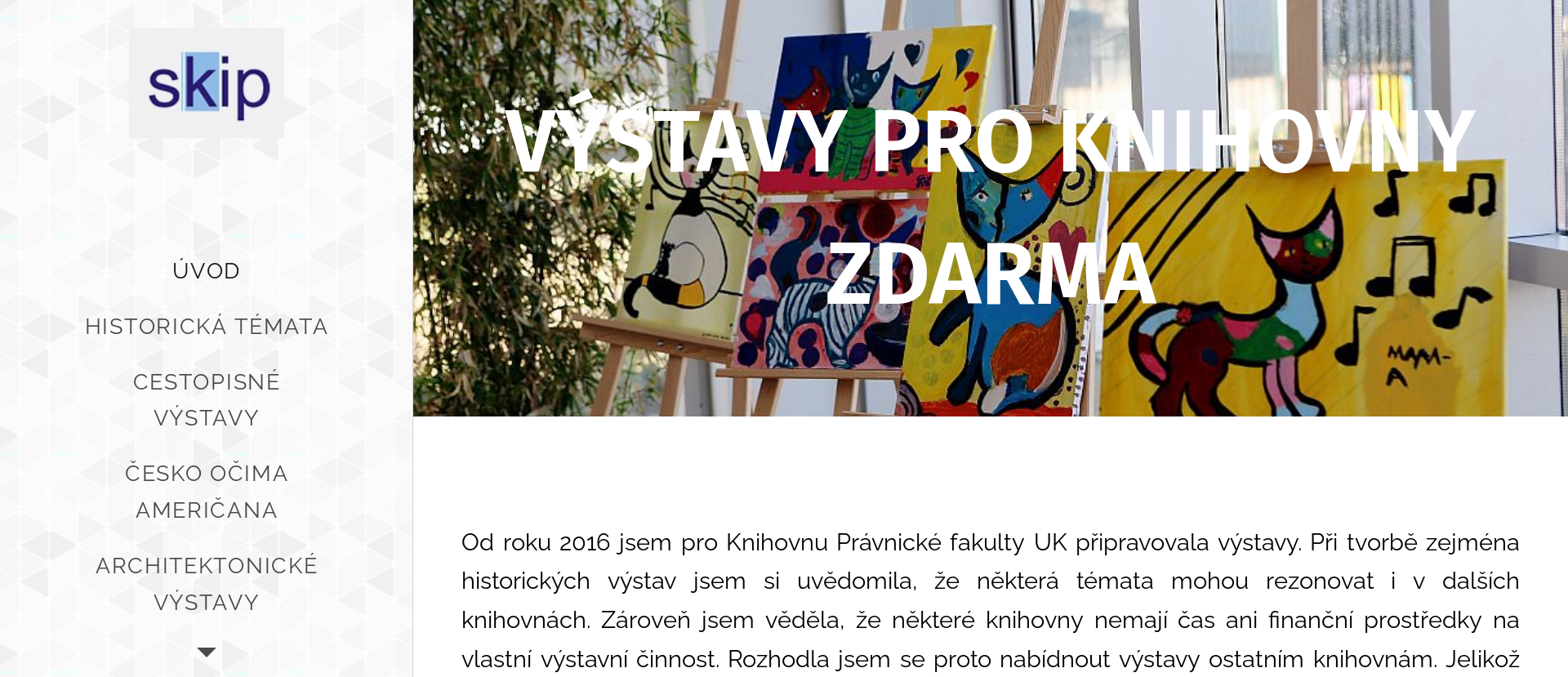 Výstavy pro knihovny zdarma