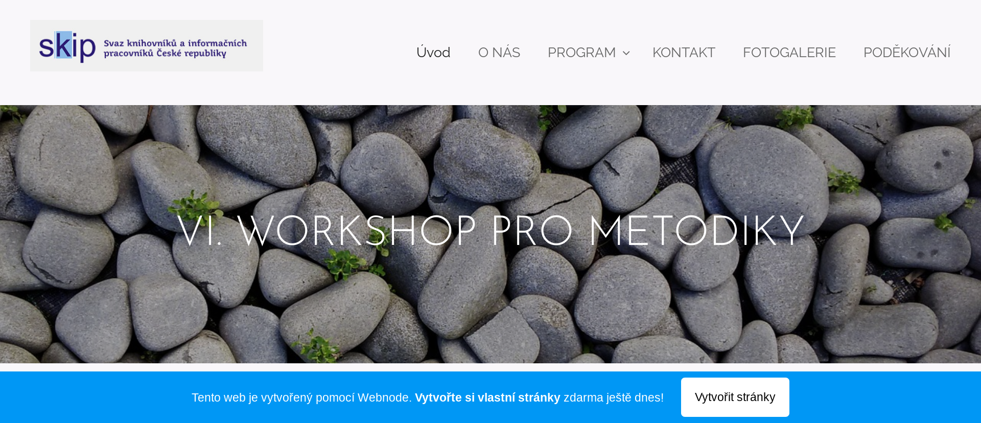 Workshop pro metodiky (2019)