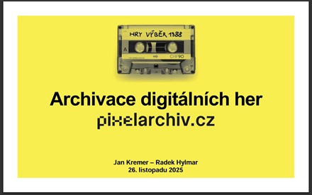 Archivace digitálních her pixelarchiv.cz