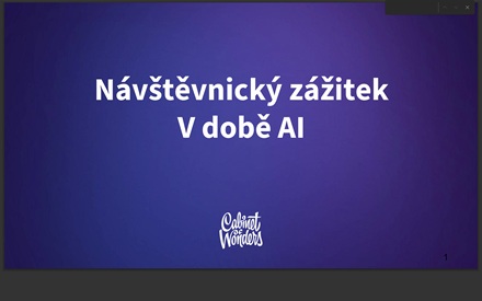 Návštěvnický zážitek V době AI