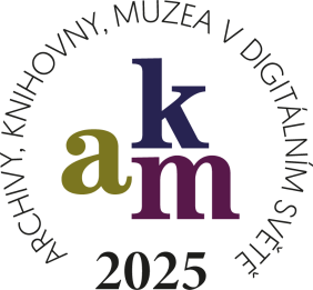 Archivy, knihovny, muzea v digitálním světě 2025 – logo