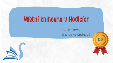 Místní knihovna v Hodicích