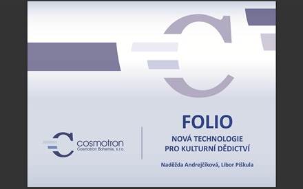 FOLIO Nová technologie pro kulturní dědictví